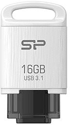 USB kľúč Silicon Power Mobile C10 16 GB, biely Screen
