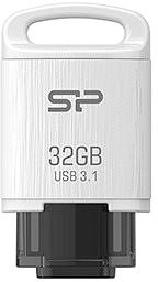 Flash Drive Silicon Power Mobile C10 32GB, White Screen