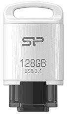 USB kľúč Silicon Power Mobile C10 128 GB, biely Screen