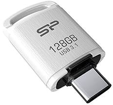 USB kľúč Silicon Power Mobile C10 128 GB, biely Vlastnosti/technológia
