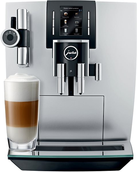 Automata kávéfőző Jura J6 Automata kávéfőző 1450W 15 bar ezüst Képernyő
