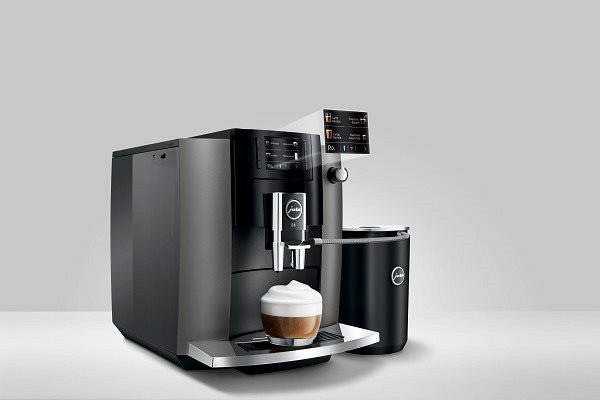 Automatic Coffee Machine Jura E6 Dark Inox Lifestyle