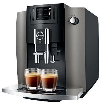 Automatic Coffee Machine Jura E6 Dark Inox Lateral view