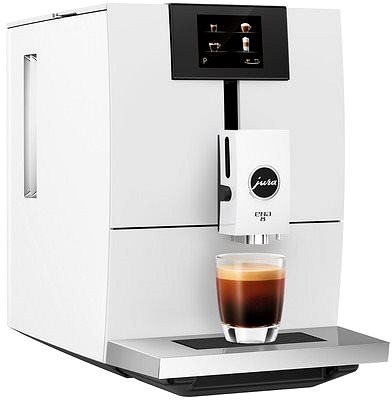 Automatic Coffee Machine JURA ENA8 Touch Full Nordic White Lateral view