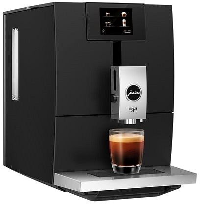 Automatic Coffee Machine JURA ENA8 Touch Full Metropolitan Black Lateral view