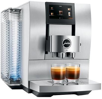 Automatic Coffee Machine JURA Z10 Aluminium White Screen