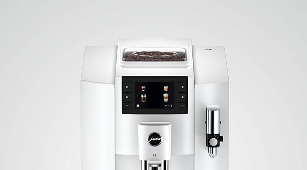 Automatic Coffee Machine JURA E8 Piano White ...