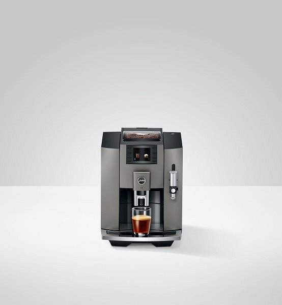 Automatický kávovar Jura E8 Dark Inox Lifestyle