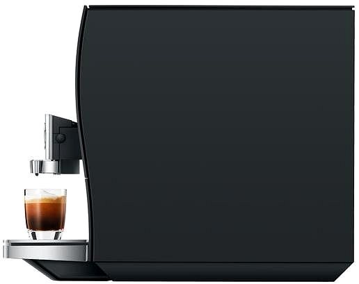 Automatický kávovar JURA Z10 Aluminium Dark Inox Bočný pohľad