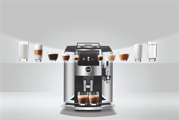 Automatický kávovar JURA S8  Chrome (EA) Lifestyle