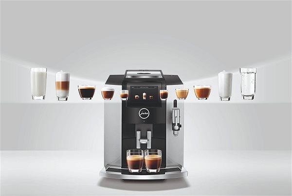 Automatic Coffee Machine JURA S8 Moonlight Silver (EA) Lifestyle