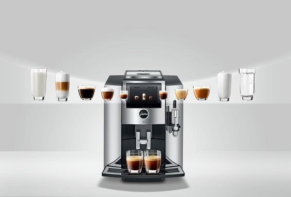 Automatic Coffee Machine JURA S8 Chrome Lifestyle