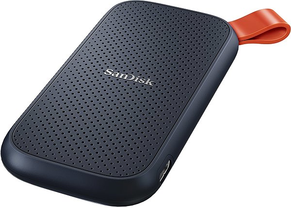 External Hard Drive SANDISK Portable SSD 1TB (2023) Lateral view