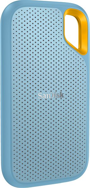 Externe Festplatte SanDisk Extreme Portable SSD V2 2TB, cyanfarben ...