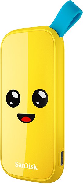 External Hard Drive SANDISK Fortnite Portable SSD 1TB Peely Edition ...