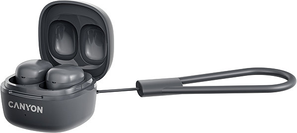 Wireless Headphones Canyon OnGO 4 Mini TWS BT, grey ...