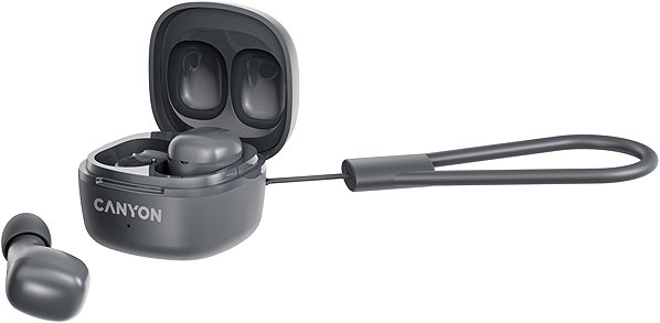 Wireless Headphones Canyon OnGO 4 Mini TWS BT, grey ...