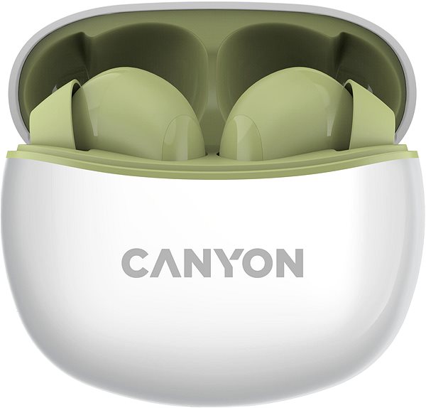 Vezeték nélküli fül-/fejhallgató Canyon TWS-5 BT, olívazöld ...