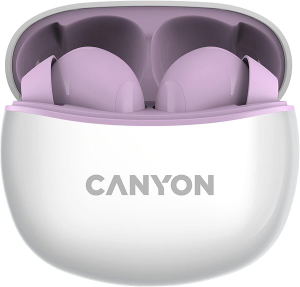 Vezeték nélküli fül-/fejhallgató Canyon TWS-5 BT, lila ...
