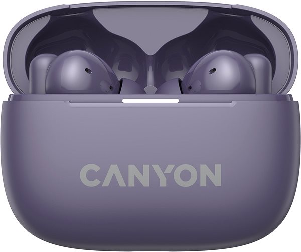 Vezeték nélküli fül-/fejhallgató Canyon TWS-10 BT, lila ...