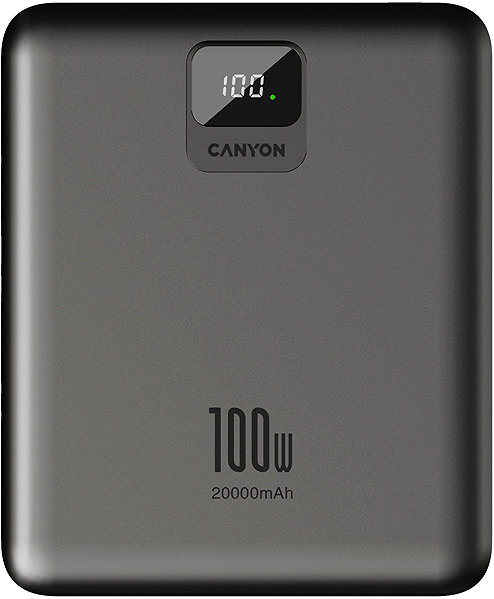 Power Bank Canyon PB-2008, 20000 mAh, dark grey ...