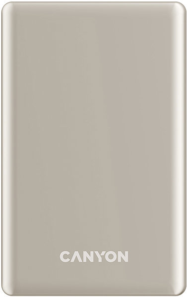 Power Bank Canyon PB-510, 10000 mAh, Slim, Magsafe, PD 20W, beige ...