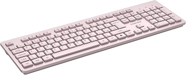 Keyboard CANYON HKB-W01 CS AAA Wireless Beige - CZ ...