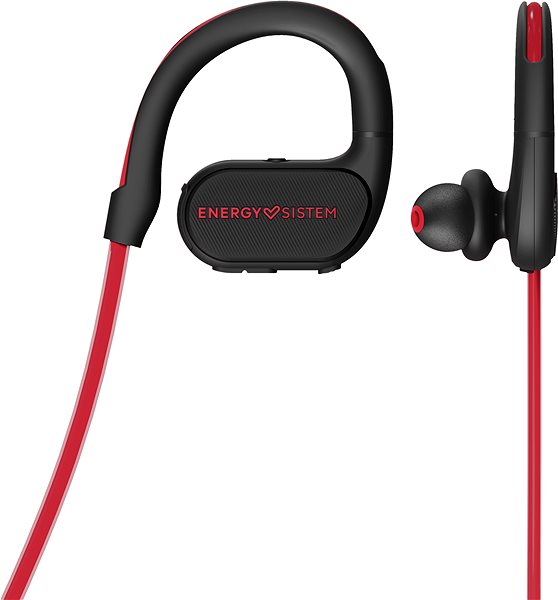 Wireless Headphones Energy Sistem Earphones BT Running 2 Neon Red Screen