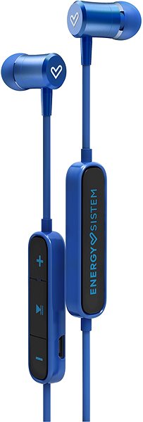 Wireless Headphones Energy Sistem Earphones BT Urban 2, Blue Lateral view
