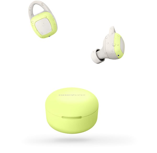 Wireless Headphones Energy Sistem Sport 6 Light Lime Lateral view