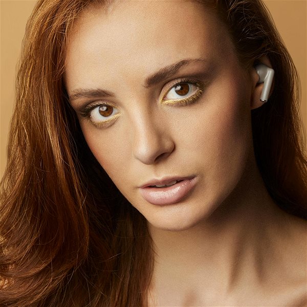 Wireless Headphones Energy Sistem Earphones True Wireless Style 2 Champagne Lifestyle 2
