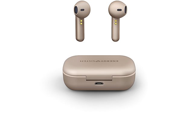 Wireless Headphones Energy System Earphones Style 3 True Wireless, Rose Lateral view