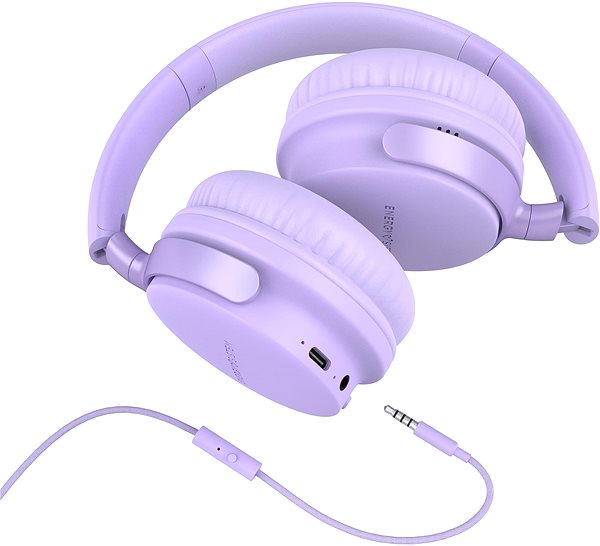 Vezeték nélküli fül-/fejhallgató Energy Sistem Headphones Bluetooth Style 3 Lavender ...