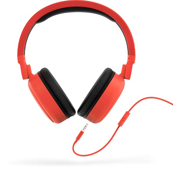 Fej-/fülhallgató Energy Sistem Headphones Style 1 Talk MK2 Chilli Red Csatlakozási lehetőségek (portok)