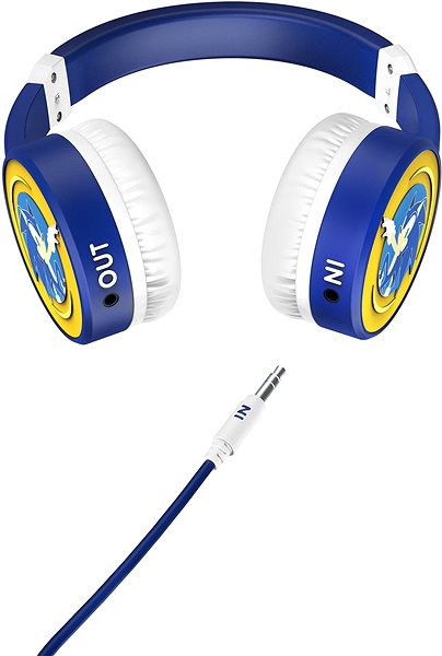 Slúchadlá Energy Sistem LOL & ROLL Sonic Kids Headphones Blue Možnosti pripojenia (porty)
