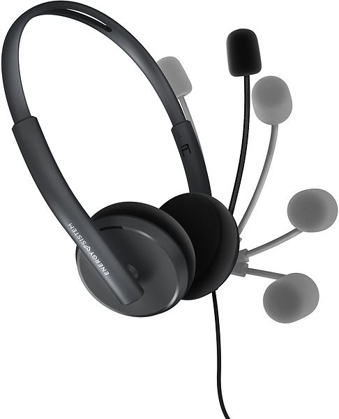 Headphones Energy System Headset Office 2, Anthracite Features/technology