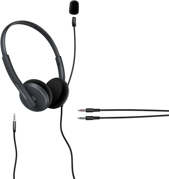 Headphones Energy System Headset Office 2, Anthracite Connectivity (ports)