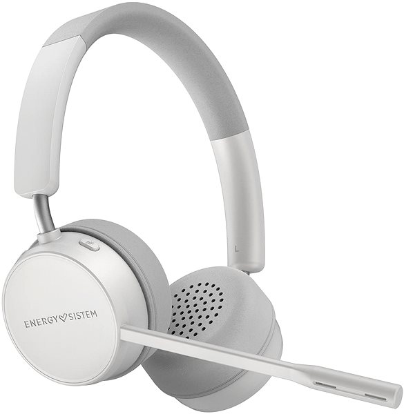Vezeték nélküli fül-/fejhallgató Energy Sistem Wireless Headset Office 6 White ...