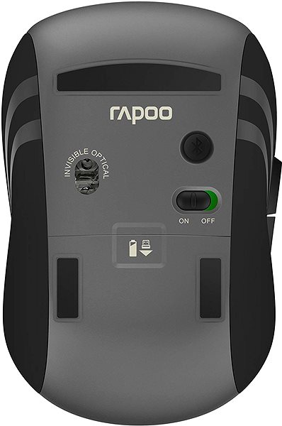 Egér Rapoo MT350 Multi-mode - fekete Alulnézet