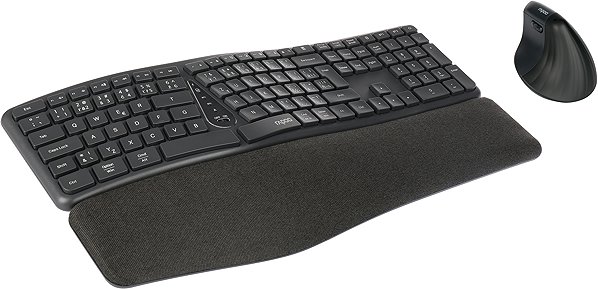 Keyboard and Mouse Set Rapoo 8810ME Set, dark grey - CZ/SK ...