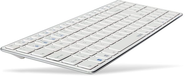 Keyboard and Mouse Set Rapoo 9300M Set CZ/SK, White Keyboard