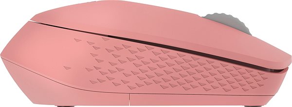 Egér Rapoo M100 Silent Multi-mode - rózsaszín Oldalnézet