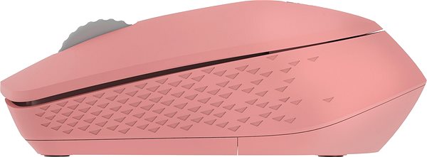 Maus Rapoo M100 Silent Multi-Mode Pink Seitlicher Anblick