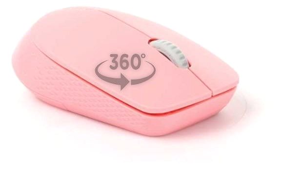 Maus Rapoo M100 Silent Multi-Mode Pink Mermale/Technologie