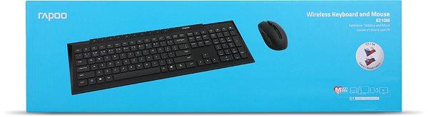 Keyboard and Mouse Set Rapoo 8210M Set, Black - CZ/SK Features/technology