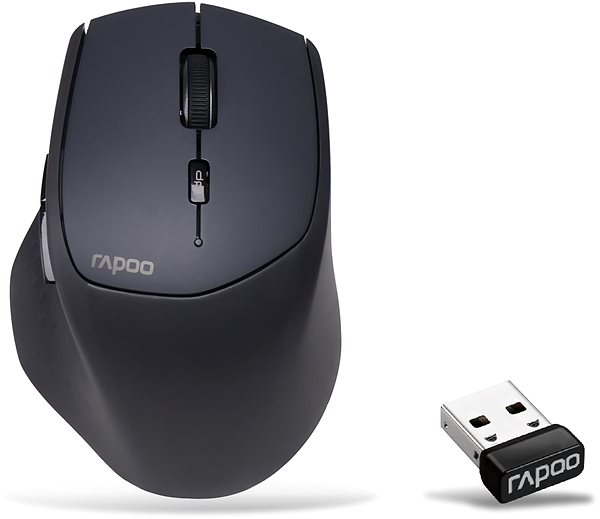 Keyboard and Mouse Set Rapoo 9800M Set, Grey - CZ/SK Accessory