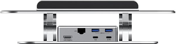 Laptop állvány Rapoo UCS-5001 USB-C 5in1 mágneses többportos hubbal ...