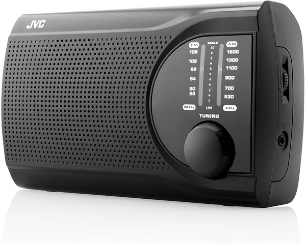 Radio JVC RA-E321B Lateral view