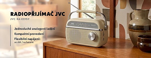 Rádio JVC RA-E215Y ...