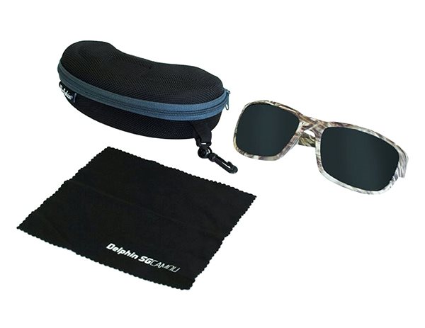Cycling Glasses Delphin SG Camou Polarised Glasses Package content